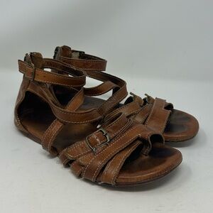 Bed Stu Brown Leather Sandals